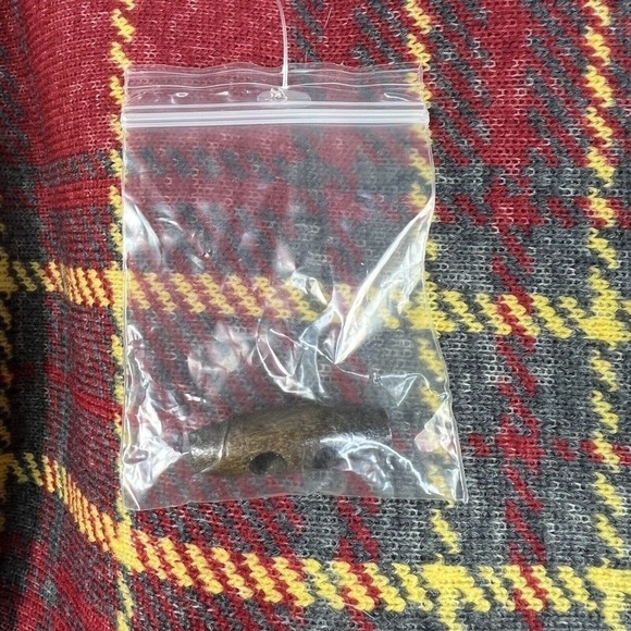 Orvis Red Plaid Fleece Sherpa Button Front Jacket S NWOT Wood Buttons - Picture 10 of 10